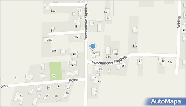 Goczałkowice-Zdrój, Powstańców Śląskich, 33e, mapa Goczałkowice-Zdrój