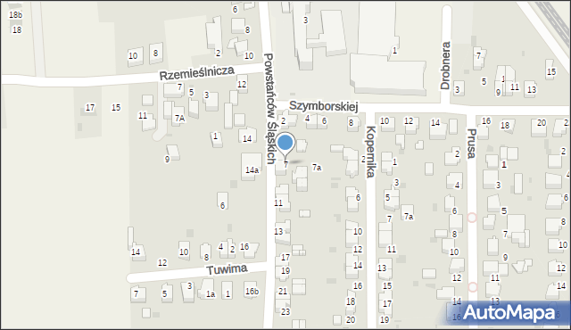 Goczałkowice-Zdrój, Powstańców Śląskich, 7, mapa Goczałkowice-Zdrój