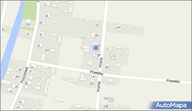 Gołąb, Polna, 18b, mapa Gołąb