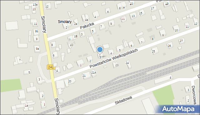 Gołańcz, Powstańców Wielkopolskich, 3, mapa Gołańcz