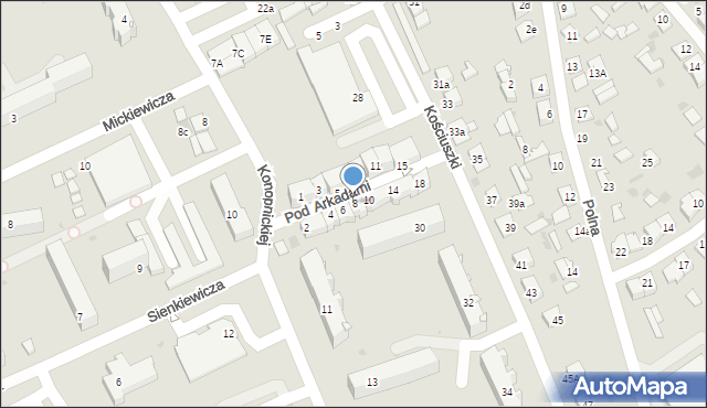 Golub-Dobrzyń, Pod Arkadami, 8, mapa Golub-Dobrzyń