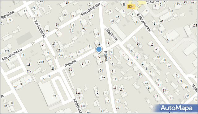 Golub-Dobrzyń, Polna, 2a, mapa Golub-Dobrzyń