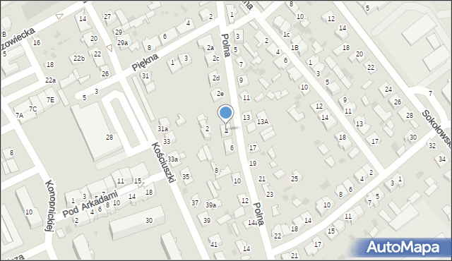 Golub-Dobrzyń, Polna, 4, mapa Golub-Dobrzyń