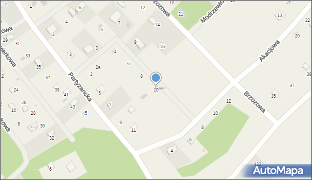 Gołubie, Poziomkowa, 10, mapa Gołubie