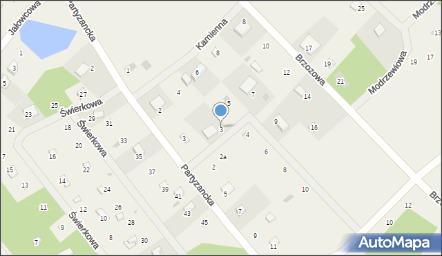 Gołubie, Poziomkowa, 3, mapa Gołubie