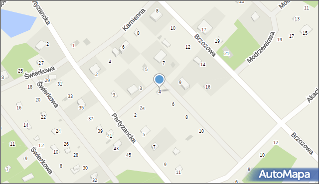 Gołubie, Poziomkowa, 4, mapa Gołubie