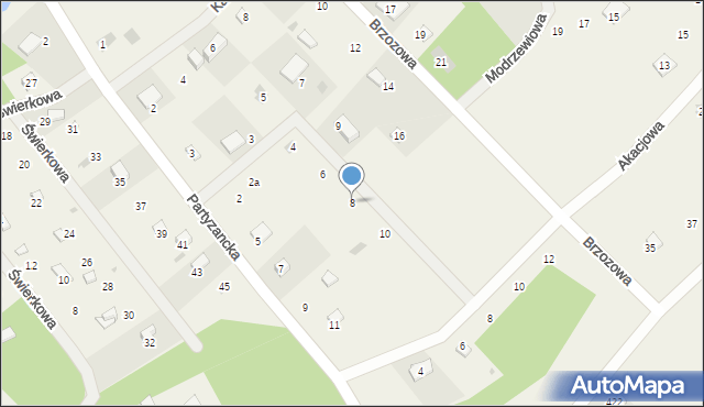 Gołubie, Poziomkowa, 8, mapa Gołubie