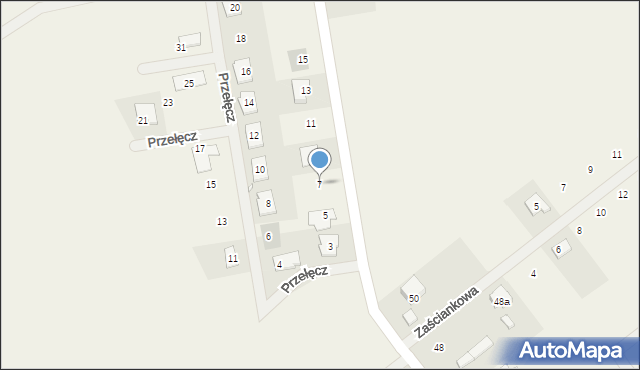 Góra, Podgórna, 7, mapa Góra