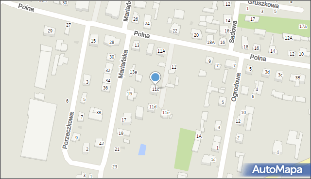 Góra Kalwaria, Polna, 11c, mapa Góra Kalwaria