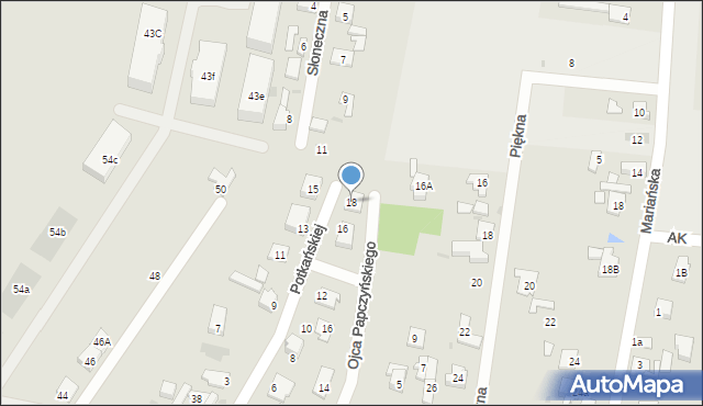 Góra Kalwaria, Potkańskiej Kolumby, 18, mapa Góra Kalwaria