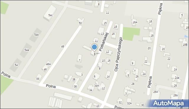 Góra Kalwaria, Potkańskiej Kolumby, 9, mapa Góra Kalwaria