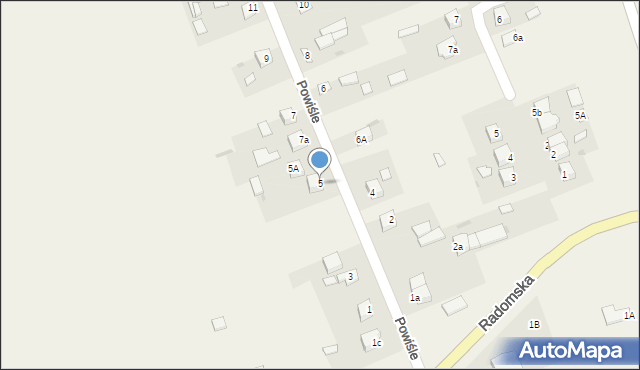 Góra Puławska, Powiśle, 5, mapa Góra Puławska