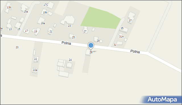 Górki, Polna, 26, mapa Górki