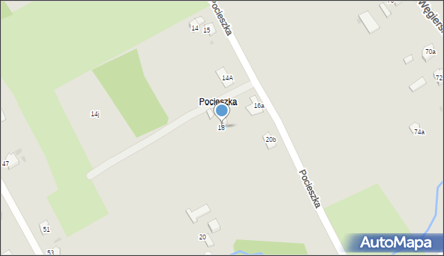 Gorlice, Pocieszka, 18, mapa Gorlic