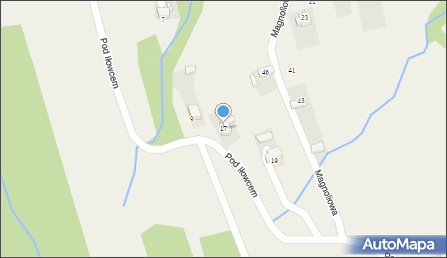 Gorzeń Górny, Pod Iłowcem, 17, mapa Gorzeń Górny