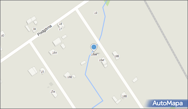 Gorzów Wielkopolski, Podgórna, 18ae, mapa Gorzów Wielkopolski