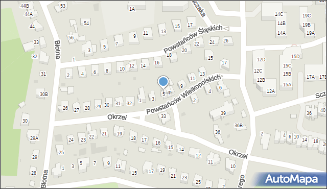 Gorzów Wielkopolski, Powstańców Wielkopolskich, 5, mapa Gorzów Wielkopolski