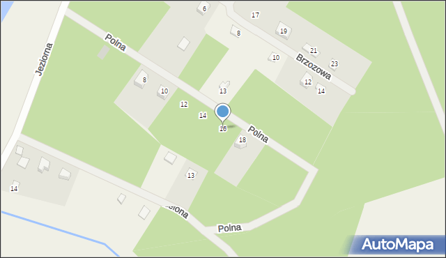 Gostomko, Polna, 16, mapa Gostomko