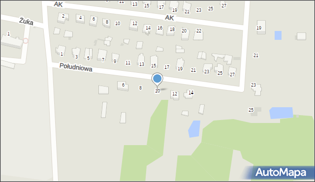 Gowarczów, Południowa, 10, mapa Gowarczów