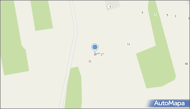 Grabówka, Polna, 19, mapa Grabówka