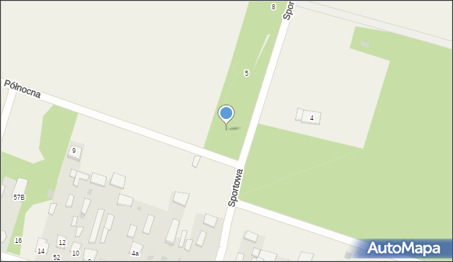 Gręzówka, Północna, 2, mapa Gręzówka