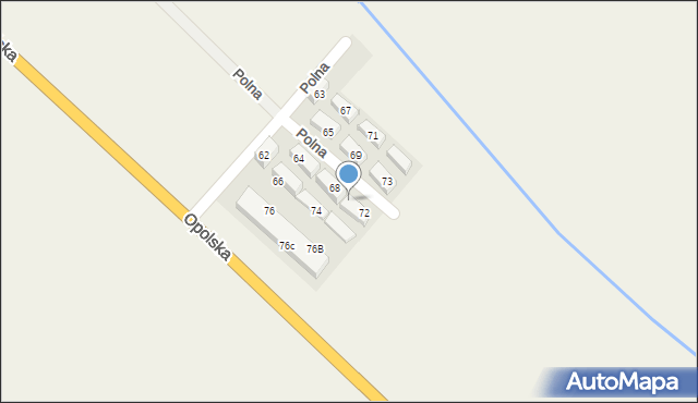 Groblice, Polna, 70, mapa Groblice