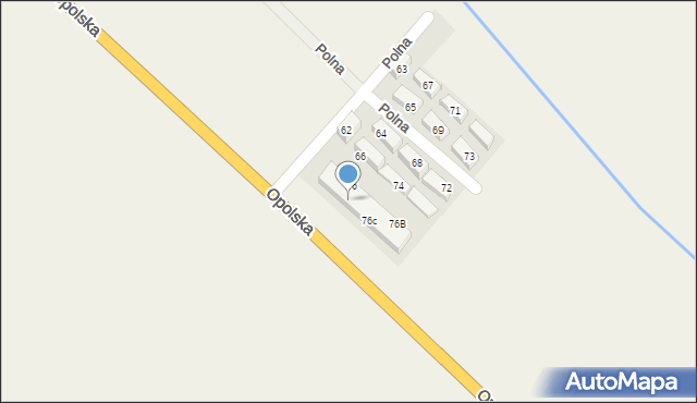 Groblice, Polna, 76D, mapa Groblice