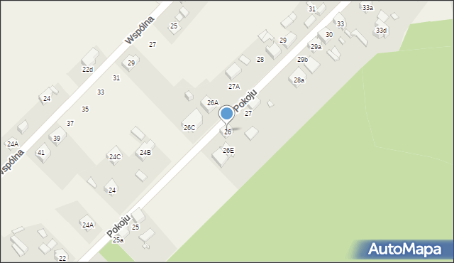 Grodków, Pokoju, 26, mapa Grodków