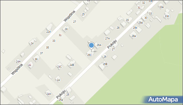 Grodków, Pokoju, 26D, mapa Grodków