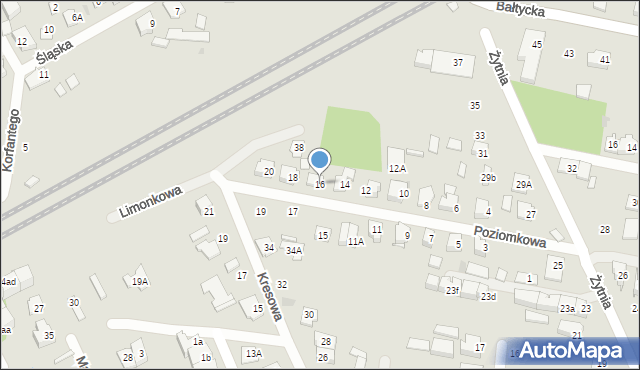 Grodzisk Mazowiecki, Poziomkowa, 16, mapa Grodzisk Mazowiecki