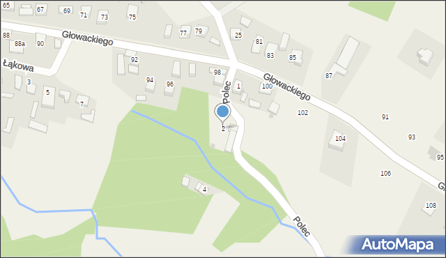 Grojec, Polec, 2, mapa Grojec