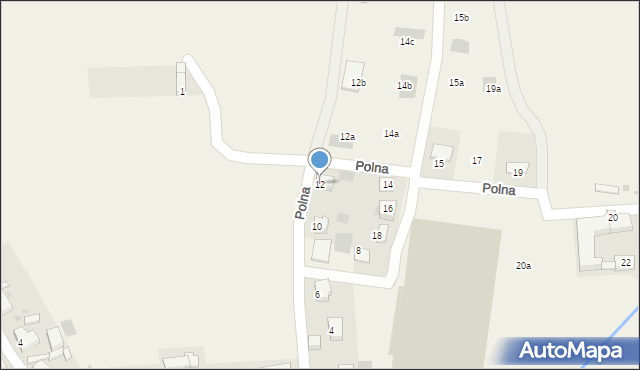 Gromadka, Polna, 12, mapa Gromadka