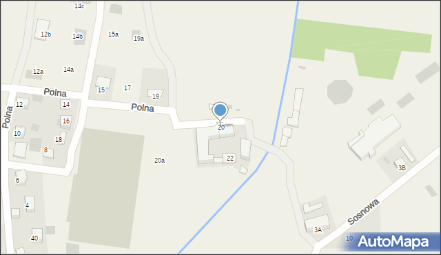 Gromadka, Polna, 20, mapa Gromadka