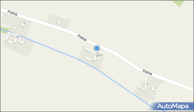 Gromadzice, Polna, 4, mapa Gromadzice