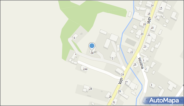 Gruczno, Podgórna, 2a, mapa Gruczno