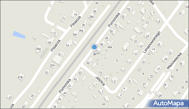 Gryfino, Pomorska, 46, mapa Gryfino