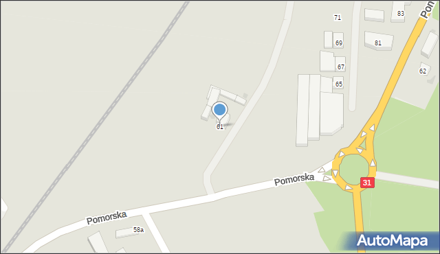 Gryfino, Pomorska, 61, mapa Gryfino