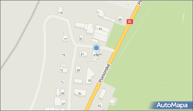 Gryfino, Pomorska, 89, mapa Gryfino