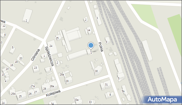 Gryfów Śląski, Polna, 1, mapa Gryfów Śląski