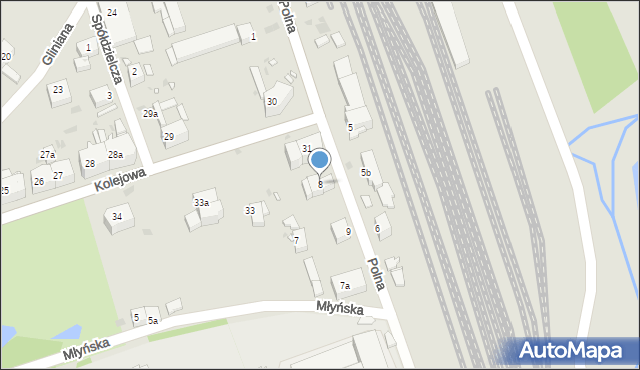 Gryfów Śląski, Polna, 8, mapa Gryfów Śląski