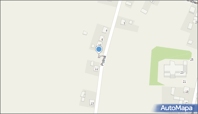 Grzymałków, Polna, 12, mapa Grzymałków