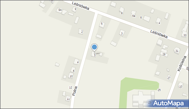 Grzymałków, Polna, 3, mapa Grzymałków