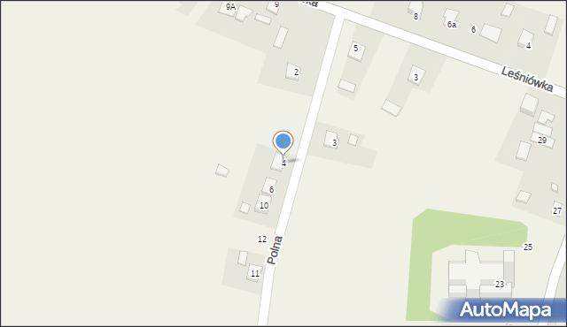 Grzymałków, Polna, 4, mapa Grzymałków