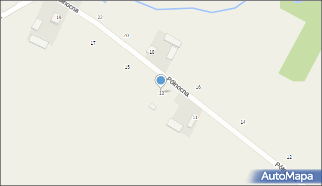 Gurba, Północna, 13, mapa Gurba