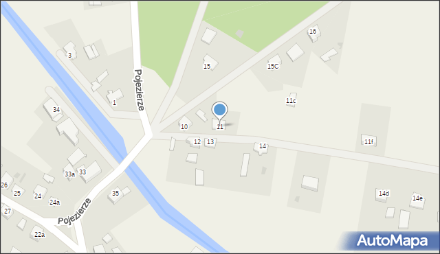 Gwda Wielka, Pojezierze, 11, mapa Gwda Wielka