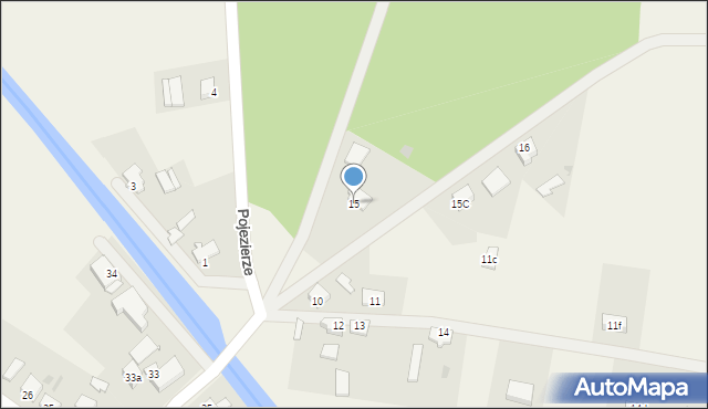 Gwda Wielka, Pojezierze, 15, mapa Gwda Wielka