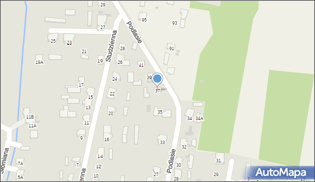 Hajnówka, Podlasie, 37, mapa Hajnówka