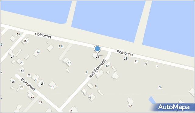 Halinów, Północna, 15, mapa Halinów