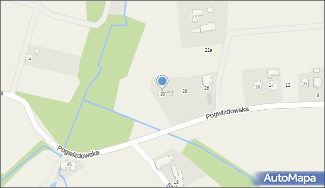 Hażlach, Pogwizdowska, 30, mapa Hażlach