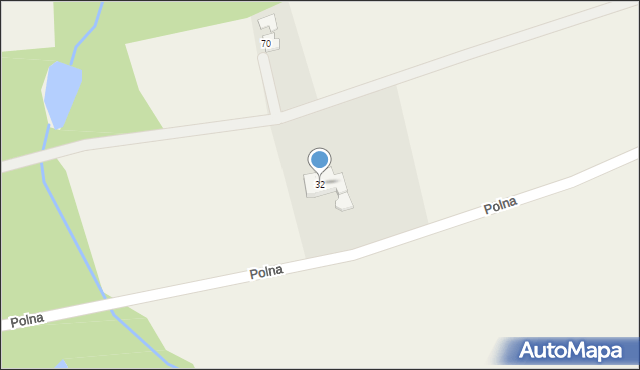 Hażlach, Polna, 32, mapa Hażlach